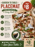 Garden to Table Placemat – Farm Animals