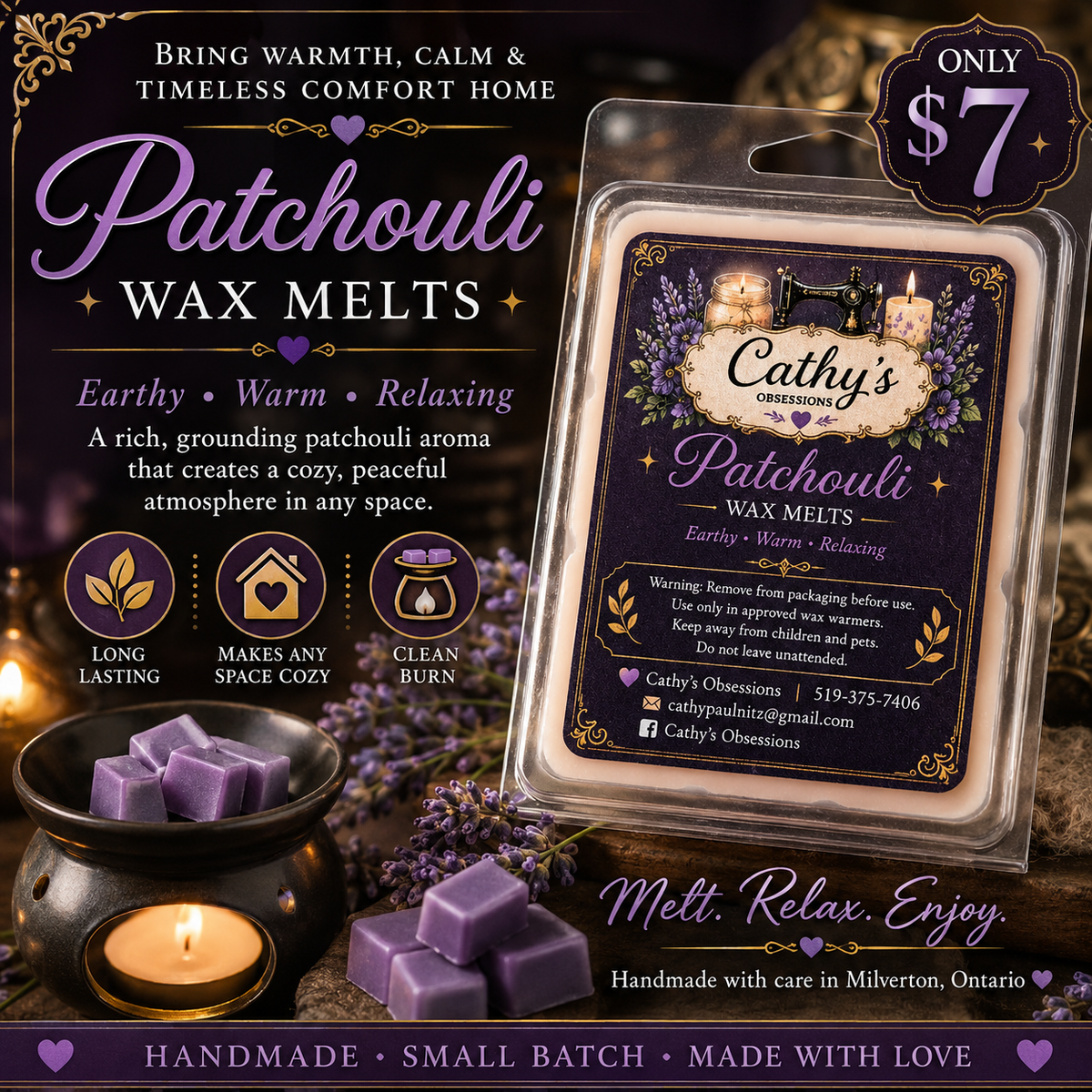 Patchouli Wax Melts
