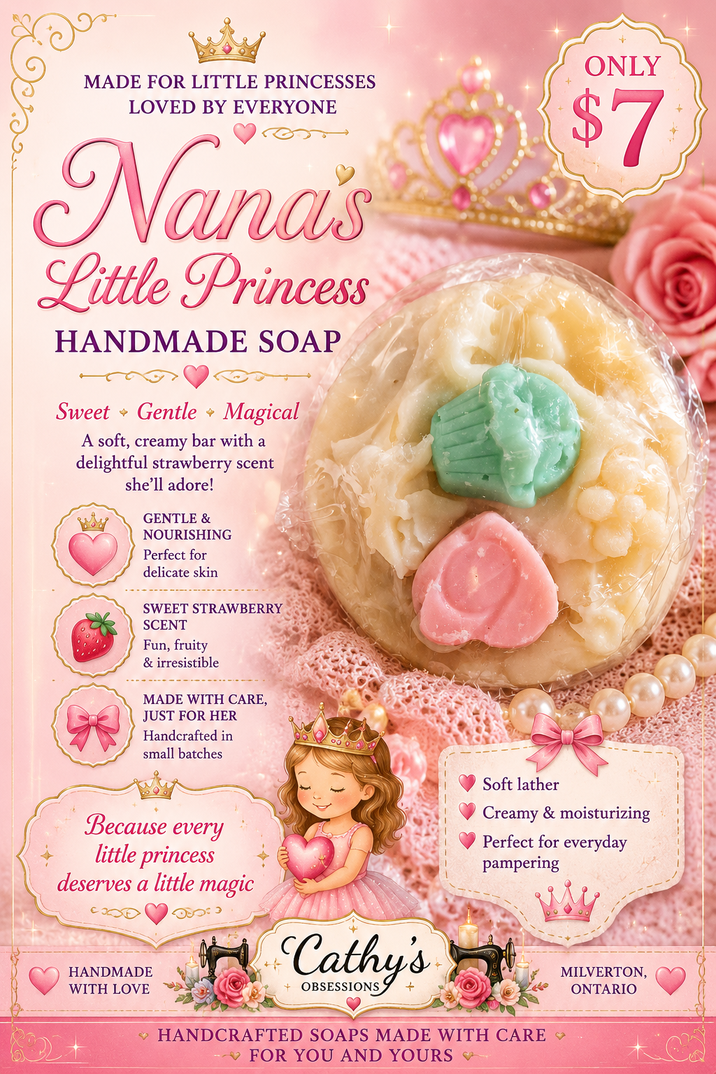Nana's Little Princess Handmade Soap