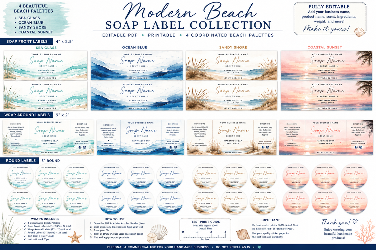 Modern Coastal Beach/water collection