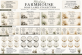 Modern Country Farm House Soap Lable Collection