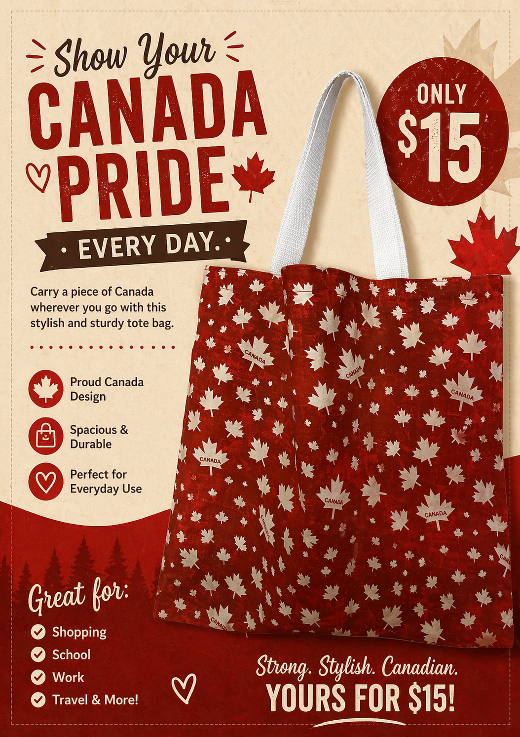 Canada Pride Tote Bag