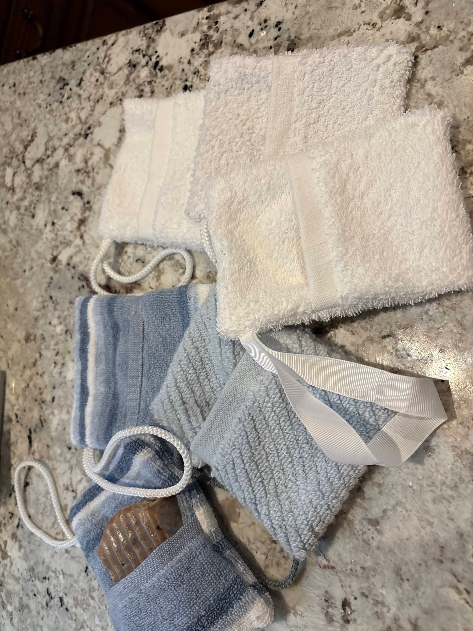 Terry Cloth Soap Bag