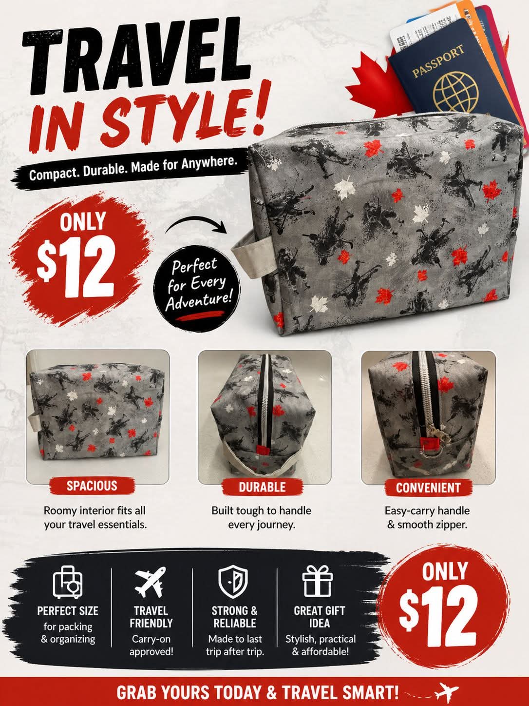 Cosmetic Bag for Traveling